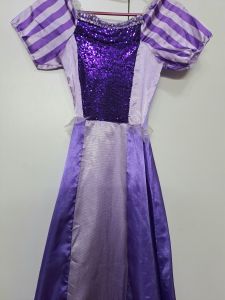 Kids Costumes to Hire - Purple Sequin Bodice -  Princess - SLIM FIT